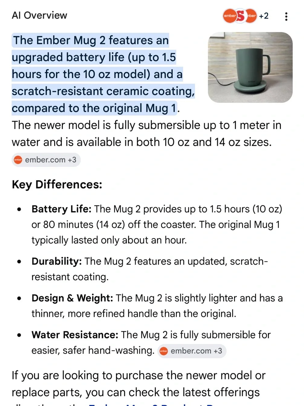 Ember smart mug